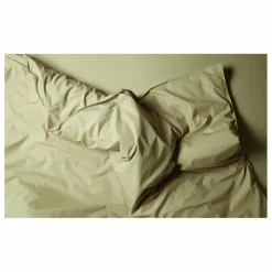 Housse de couette en percale organique | Vert pistache