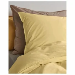 Housse de couette en percale organique - Butter Yellow | Jaune