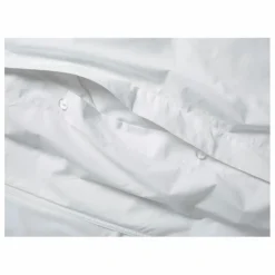 Housse de couette en percale organique | Blanc
