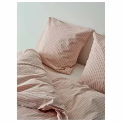 Housse de couette Fineline | Rose pâle