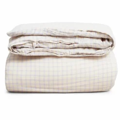 Housse de couette Gingham Sky | Bleu ciel