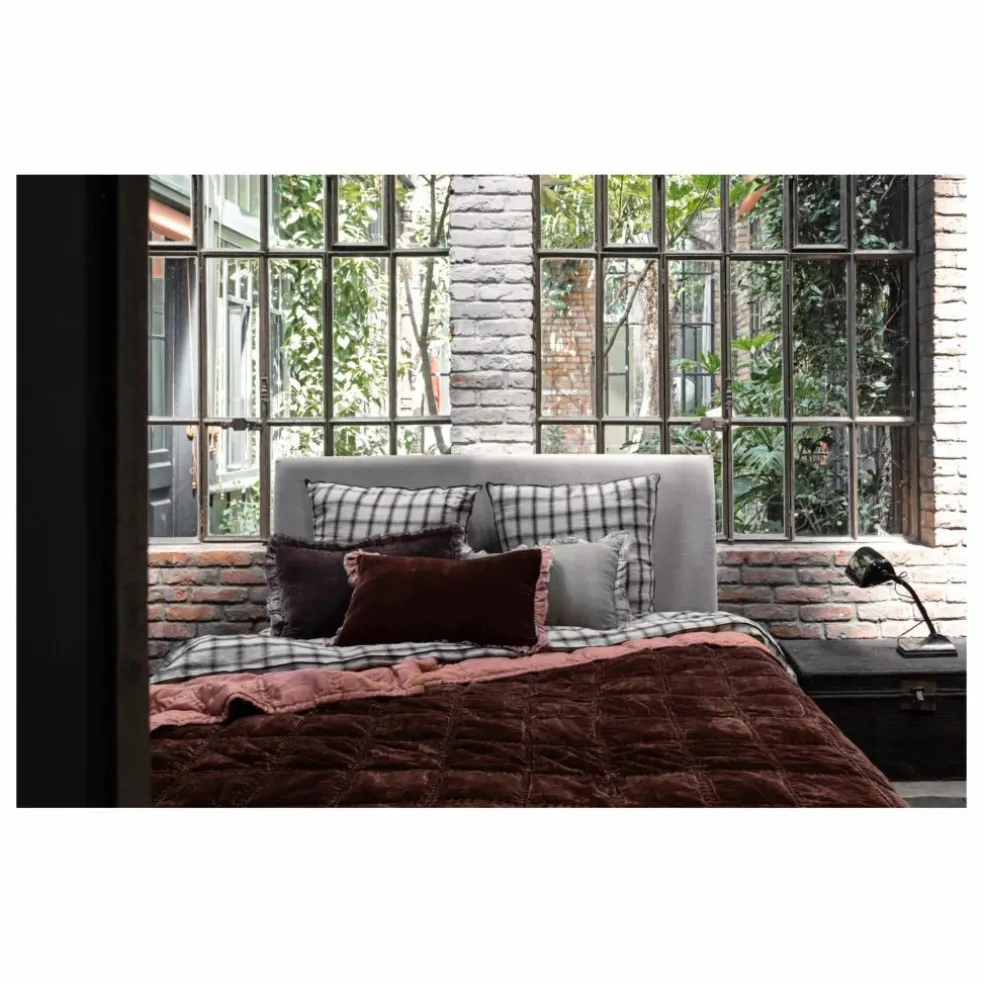 Housse de couette Highlands en lin lavé | Blanc