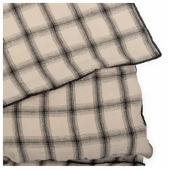 Housse de couette Highlands en lin lavé | Beige rosé