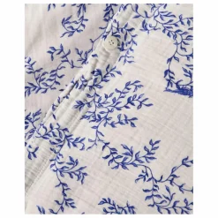 Housse de couette Jardim en mousseline de coton | Cobalt