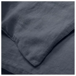 Housse de couette Lin lavé | Bleu Tempête