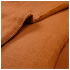 Housse de couette Lin lavé | Caramel