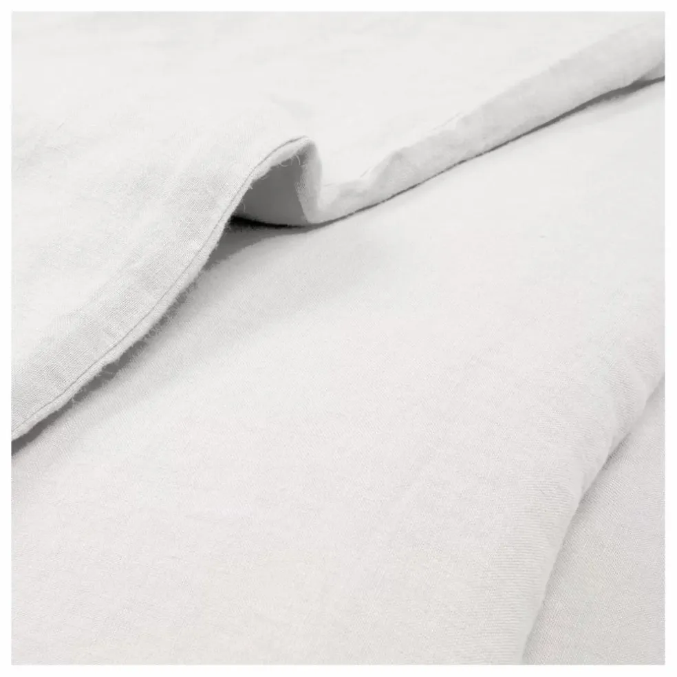 Housse de couette Lin lavé | Blanc cassé
