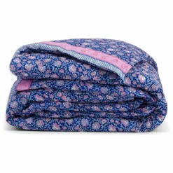 Housse de couette Noemie en coton bio | Bleu foncé