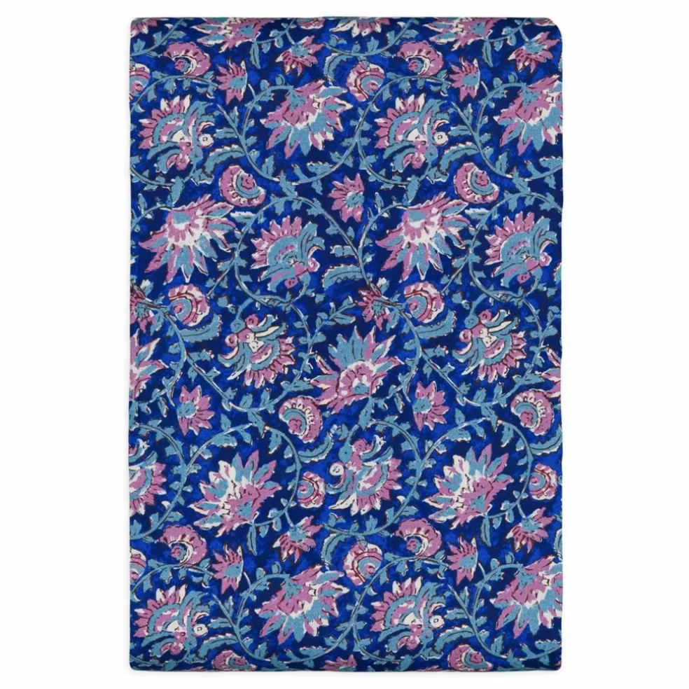 Housse de couette Noemie en coton bio | Bleu foncé