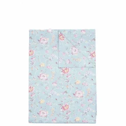 Housse de couette Noemie en coton bio | Bleu turquoise