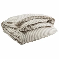 Housse de couette Sandhills en lin | Blanc cassé
