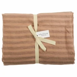 Housse de couette Sandhills en lin | Brun roux