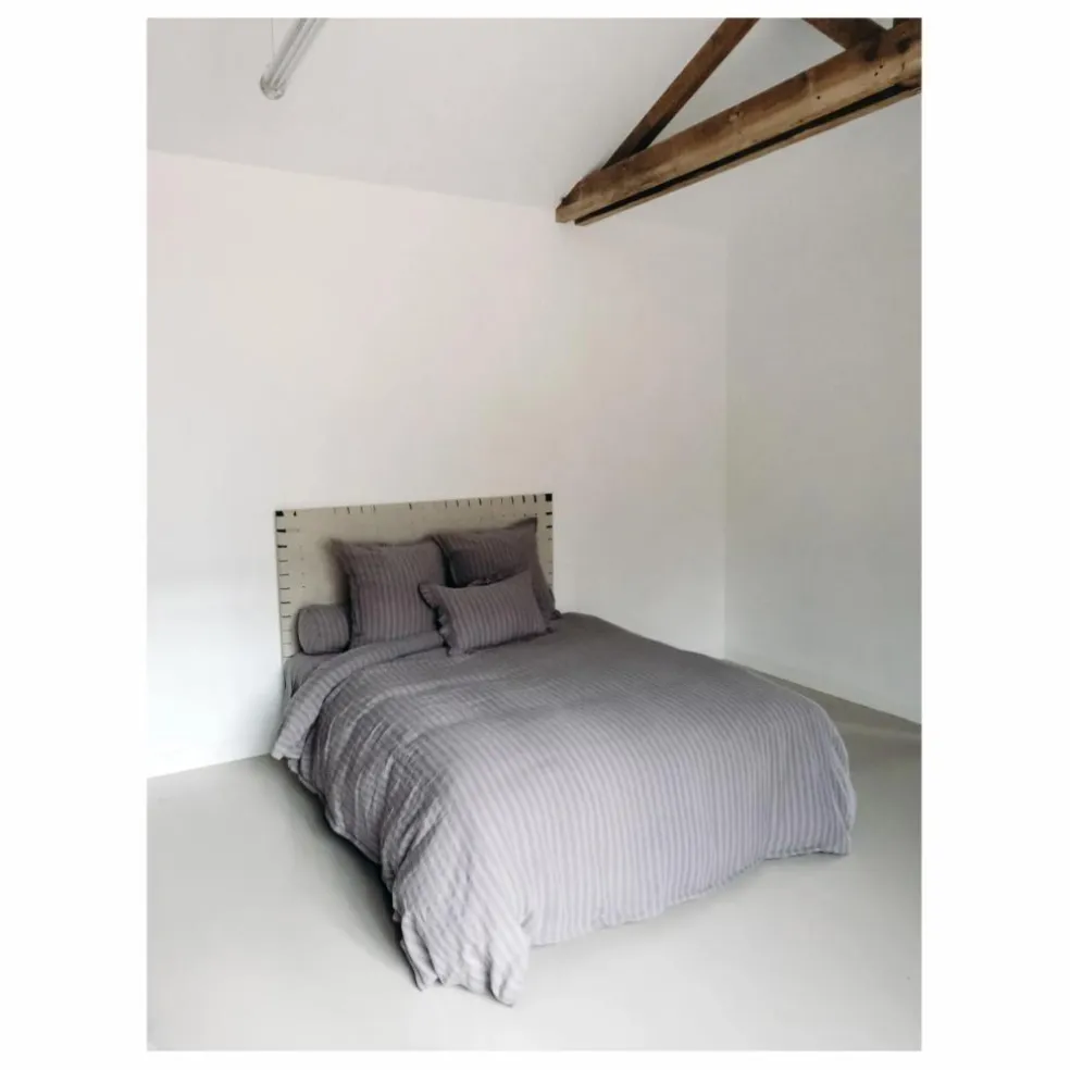 Housse de couette Sandhills en lin | Violet