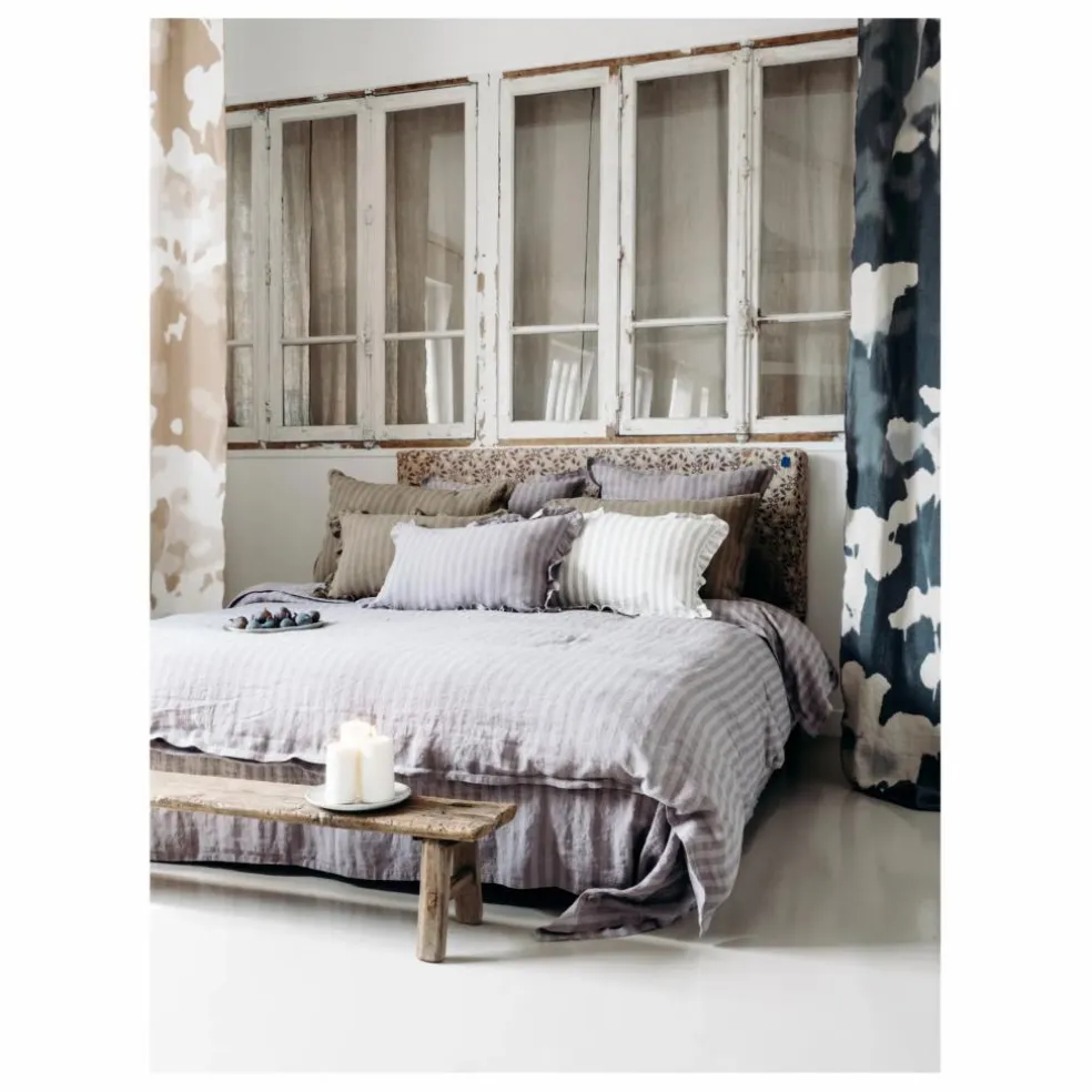 Housse de couette Sandhills en lin | Violet