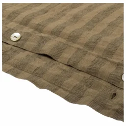 Housse de couette Sandhills en lin | Marron