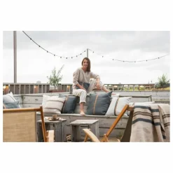 Housse de coussin Atlas | Gris anthracite