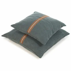 Housse de coussin Atlas | Gris anthracite