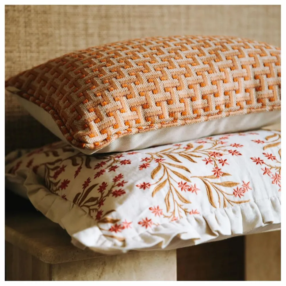 Housse de coussin Audrey | Corail