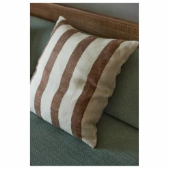 Housse de coussin Bastide en lin | Terracotta