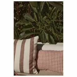 Housse de coussin Bastide en lin | Terracotta