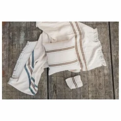 Housse de coussin Belgian Towel Tinos | Ecru