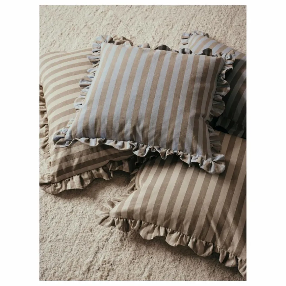 Housse de coussin carré Ina | Bleu