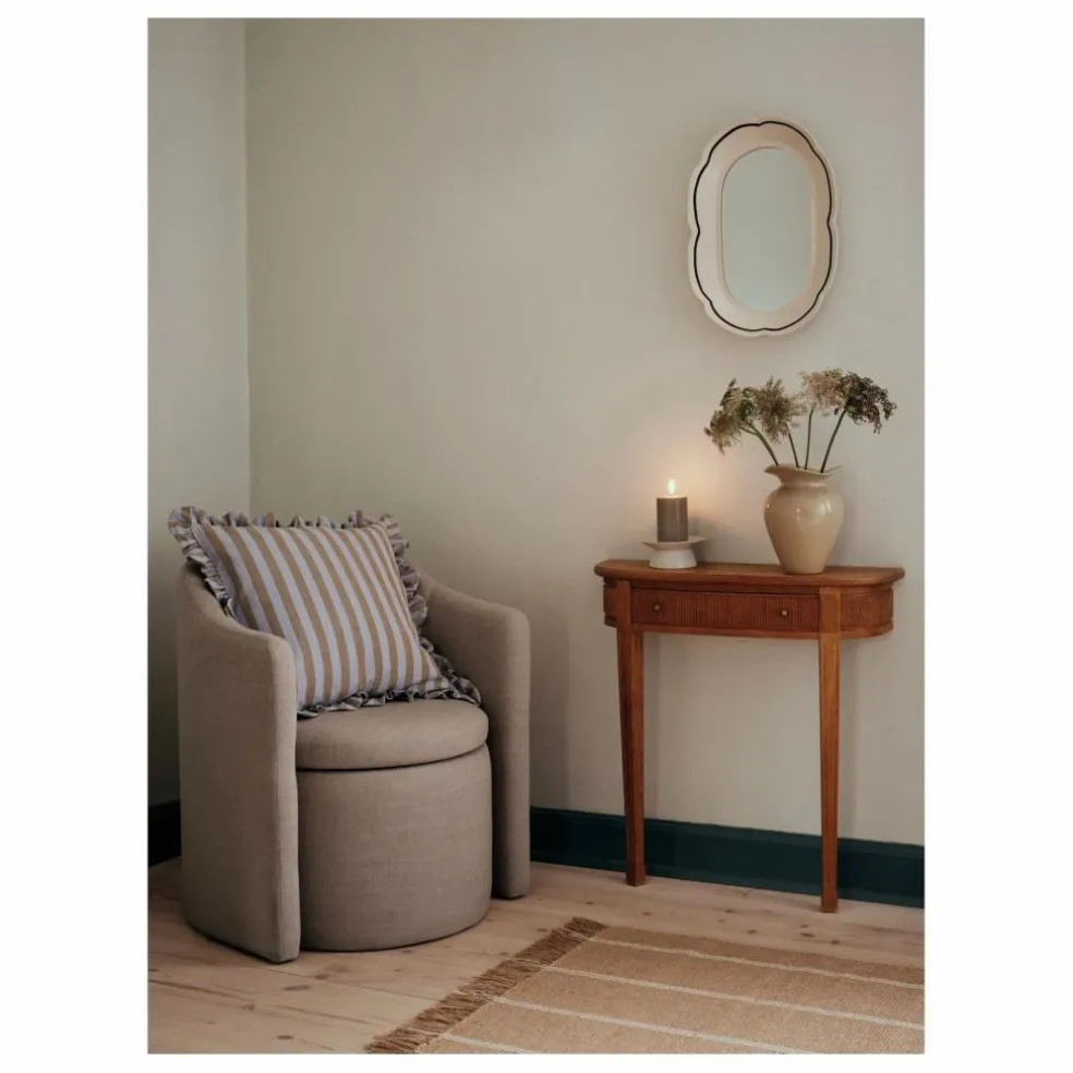 Housse de coussin carré Ina | Bleu