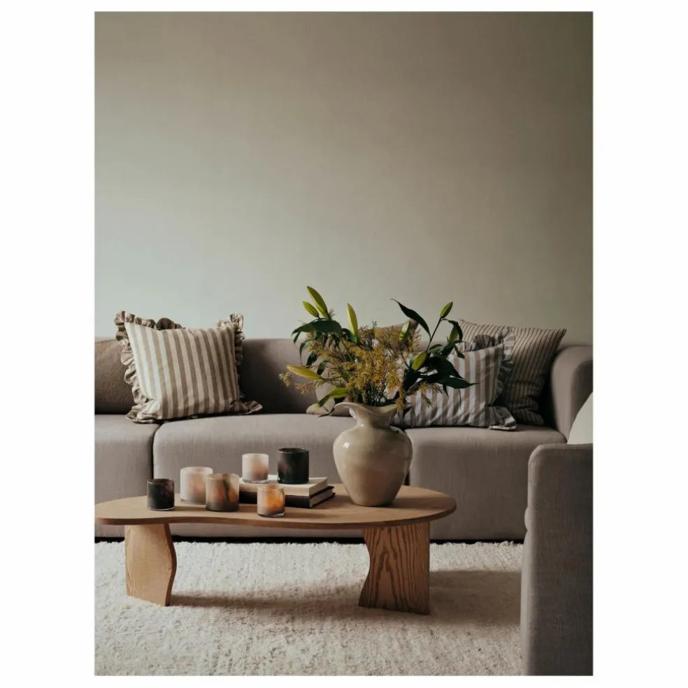 Housse de coussin carré Ina | Bleu