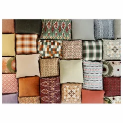 Housse de coussin en coton | Olive