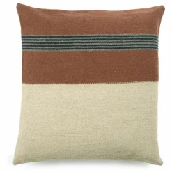 Housse de coussin en lin Sienna | Marron