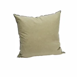 Housse de coussin en lin et coton | Vert