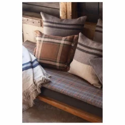 Housse de coussin en lin Rowan | Rouille