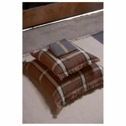 Housse de coussin en lin Rowan | Rouille