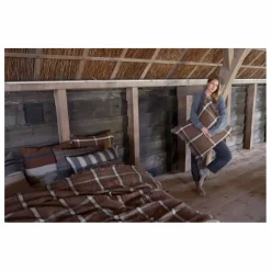 Housse de coussin en lin Rowan | Rouille