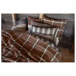 Housse de coussin en lin Rowan | Rouille