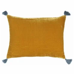 Housse de coussin en velours de soie Goa | Orange