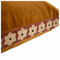 Housse de coussin en velours Daisy
