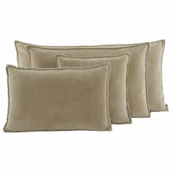 Housse de coussin en velours Manhattan | Lin