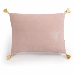 Housse de coussin en velours de soie Goa | Rose