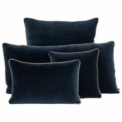 Housse de coussin en velours New Delhi | Encre