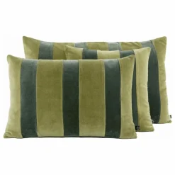 Housse de coussin en velours Rio | Kaki