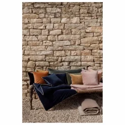 Housse de coussin en velours New Delhi | Rose poudré