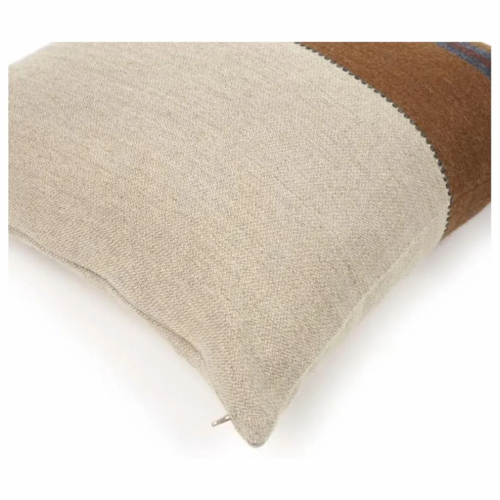 Housse de coussin Highland Stripe | Camel