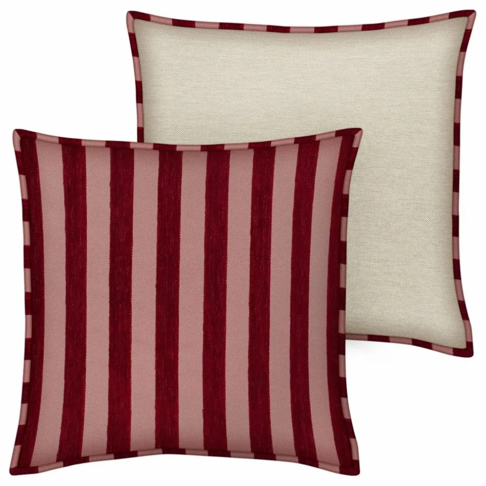 Housse de coussin Jackie | Bordeaux