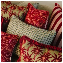 Housse de coussin Jackie | Bordeaux
