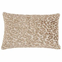 Housse de coussin Jacquard | Léopard