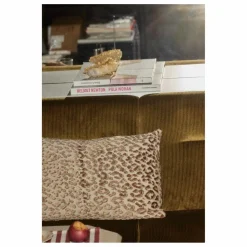 Housse de coussin Jacquard | Léopard