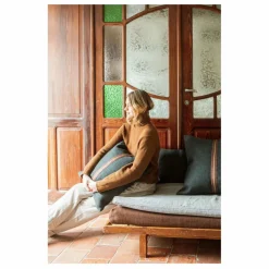 Housse de coussin Jasper | Gris anthracite