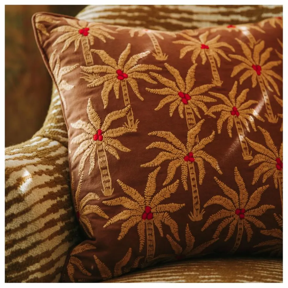 Housse de coussin Laura | Cannelle
