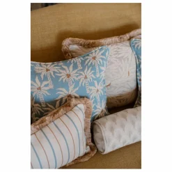Housse de coussin Laura | Bleu Glacier